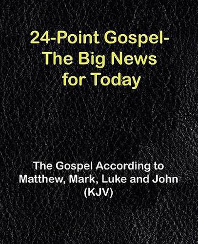 Cover image for Gospel-KJV: According to Matthew, Mark, Luke & John