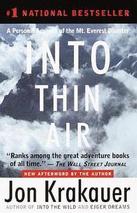 Cover image for Into Thin Air: A Personal Account of the Mt. Everest Disaster