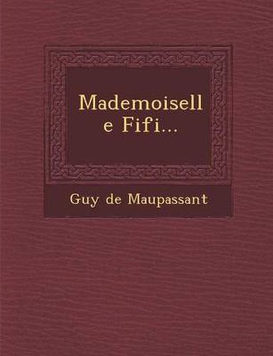 Cover image for Mademoiselle Fifi...