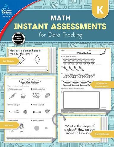 Cover image for Instant Assessments for Data Tracking, Grade K: Math