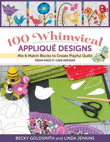 Cover image for 100 Whimsical Applique Designs