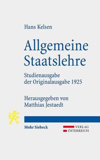 Cover image for Allgemeine Staatslehre: Studienausgabe der Originalausgabe 1925