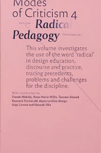 Cover image for Modes of Criticism 4: Radical Pedagogy