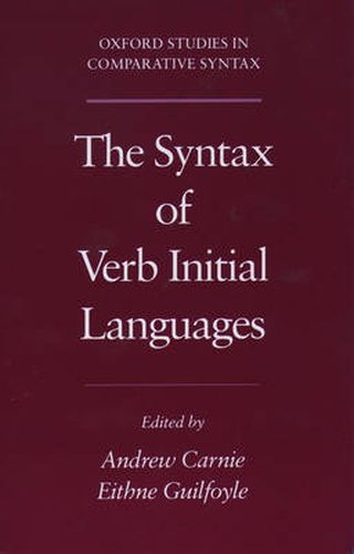 Cover image for The Syntax of Verb Initial Languages