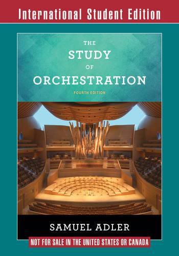 Cover image for The Study of Orchestration: with Audio and Video Recordings