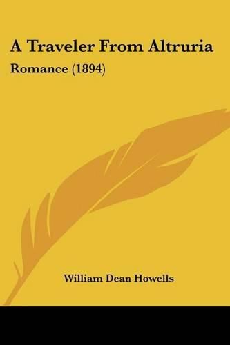 Cover image for A Traveler from Altruria: Romance (1894)