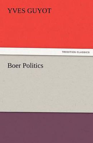 Cover image for Boer Politics