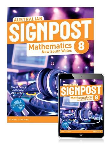 Cover image for Australian Signpost Mathematics New South Wales  8 Student Book with eBook