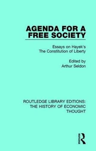 Cover image for Agenda for a Free Society: Essays on Hayek's The Constitution of Liberty