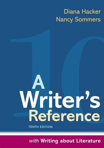 Cover image for A Writer's Reference with Writing About Literature