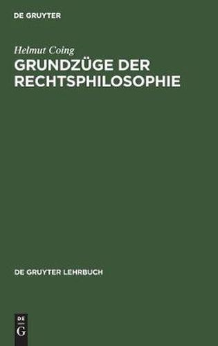 Cover image for Grundzuge der Rechtsphilosophie