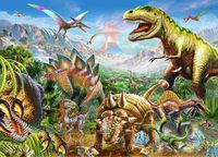 Cover image for Puzzle Dinosaur World