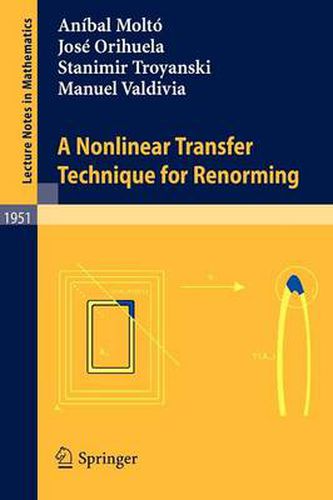 Cover image for A Nonlinear Transfer Technique for Renorming