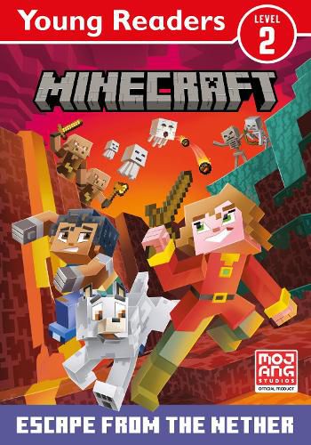 Cover image for Minecraft Young Readers: Escape from the Nether!