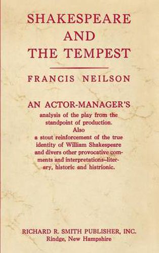 Cover image for Shakespeare and The Tempest