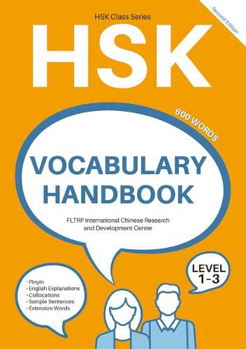 Cover image for Hsk Vocabulary Handbook: Level 1-3 (Second Edition)