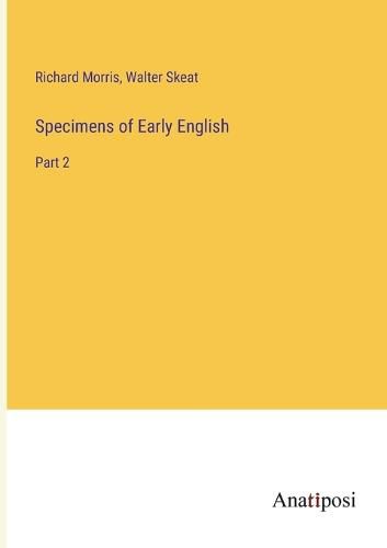Cover image for Specimens of Early English