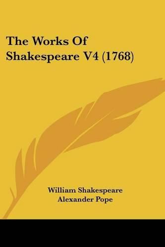 Cover image for The Works of Shakespeare V4 (1768)