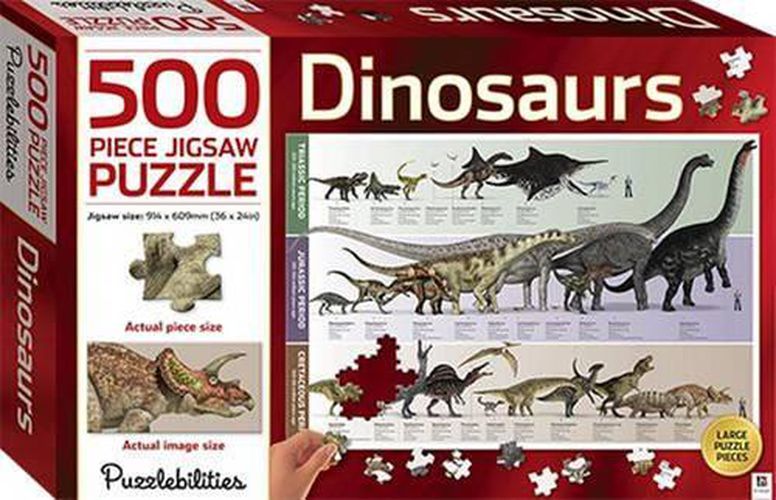 Cover image for Dinosaurs 500 Piece Jigsaw Puzzle