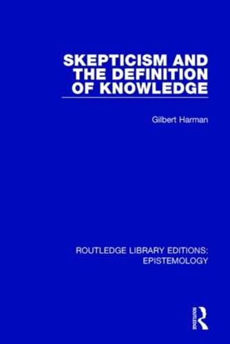 Cover image for Skepticism and the Definition of Knowledge