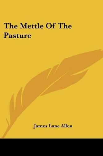 Cover image for The Mettle of the Pasture