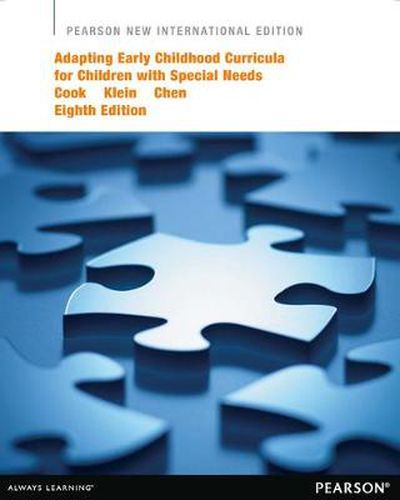 Cover image for Adapting Early Childhood Curricula for Children with Special Needs: Pearson New International Edition