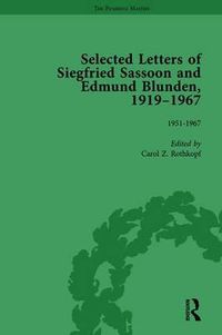 Cover image for Selected Letters of Siegfried Sassoon and Edmund Blunden, 1919-1967