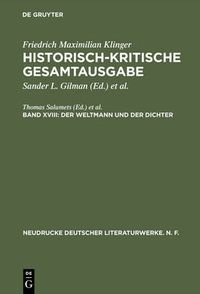 Cover image for Der Weltmann Und Der Dichter
