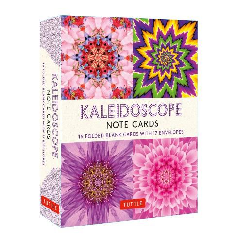 Cover image for Kaleidoscope, 16 Note Cards: 16 Different Blank Cards with 17 Patterned Envelopes in a Keepsake Box!