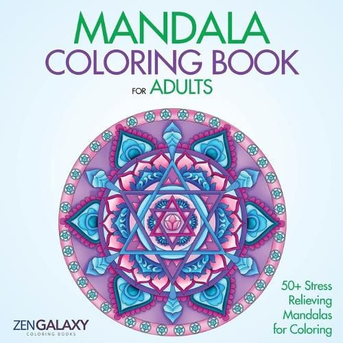 Cover image for Mandala Coloring Book: 50+ Mandala Designs for Stress Relief