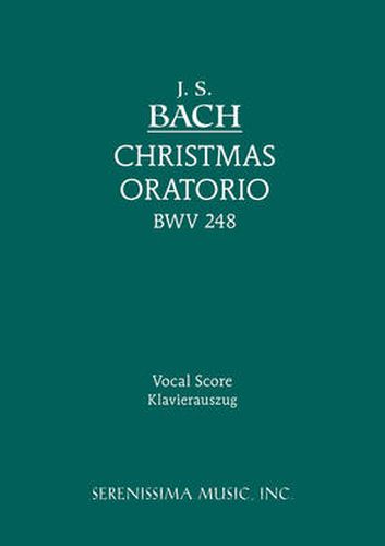 Cover image for Christmas Oratorio, BWV 248: Vocal score