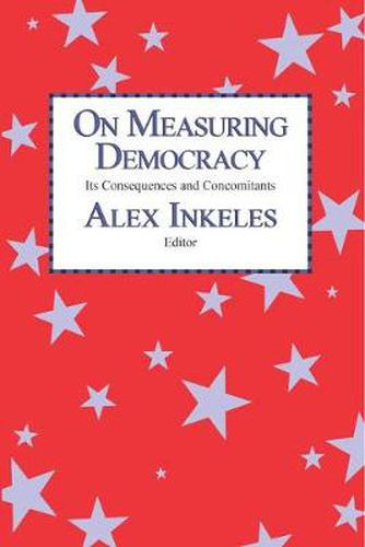 Cover image for On Measuring Democracy: Its Consequences and Concomitants: Conference Papers