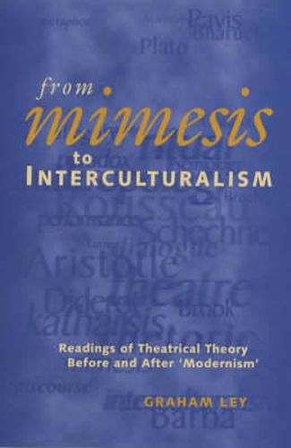 Cover image for From Mimesis to Interculturalism: Readings of Theatrical Theory Before and After 'Modernism