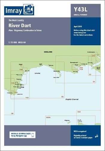 Cover image for Imray Chart Y43 River Dart Laminated: Laminated Y43 River Dart (Small Format)