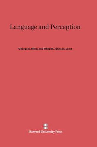 Language and Perception