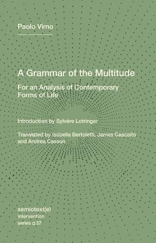 Cover image for A Grammar of the Multitude