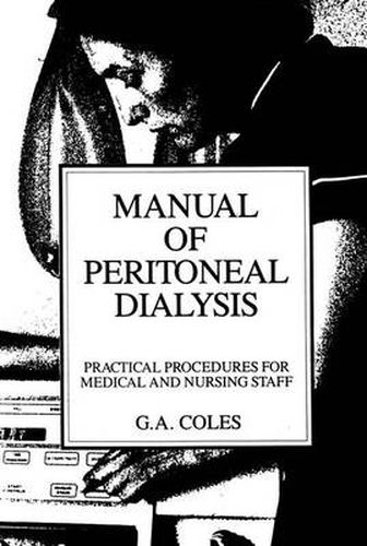 Cover image for Manual of Peritoneal Dialysis: Practical Procedures for Medical and Nursing Staff