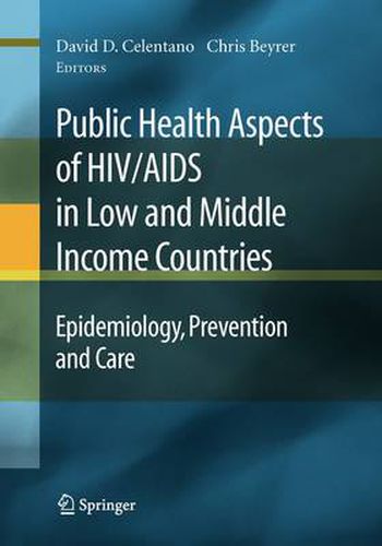 Cover image for Public Health Aspects of HIV/AIDS in Low and Middle Income Countries: Epidemiology, Prevention and Care