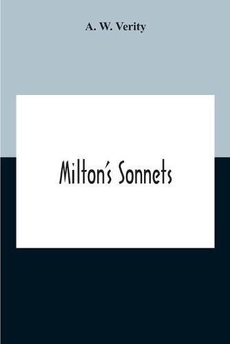 Cover image for Milton'S Sonnets