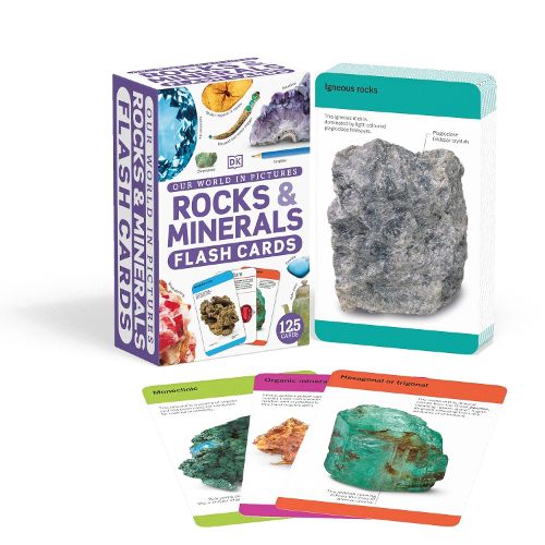 Cover image for Our World in Pictures Rocks & Minerals Flash Cards