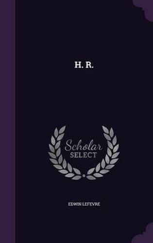 Cover image for H. R.