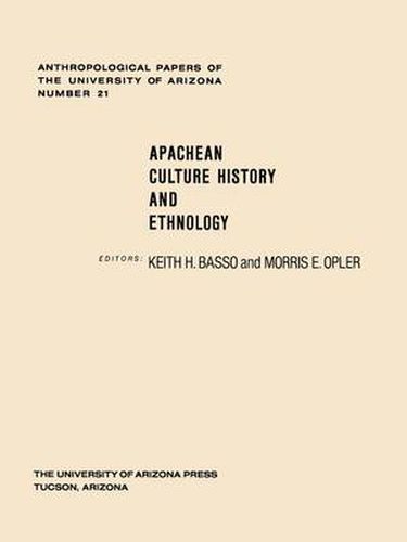 Cover image for Apachean Culture, History and Ethnology