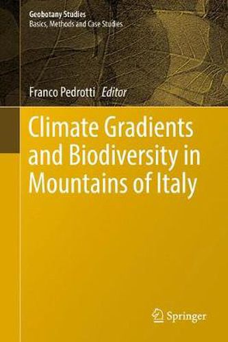 Cover image for Climate Gradients and Biodiversity in Mountains of Italy