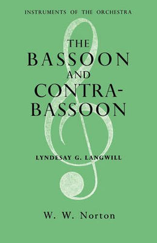 Cover image for The Bassoon and Contrabassoon