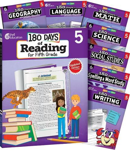 Cover image for 180 Days (TM) Bundle Grade 5: 8-Book Set