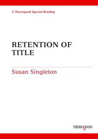 Cover image for Retention of Title