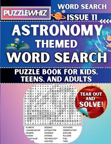 Astronomy - Themed Word Search - Fun & Educational Puzzles for Kids, Teens, and Adults (Large Print Edition)