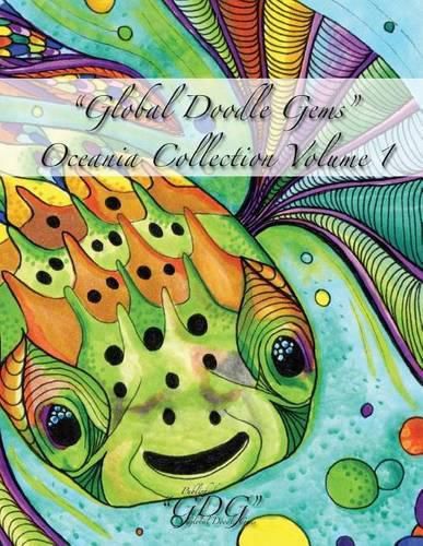 Cover image for Global Doodle Gems  Oceania Collection Volume 1: Adult Coloring Book