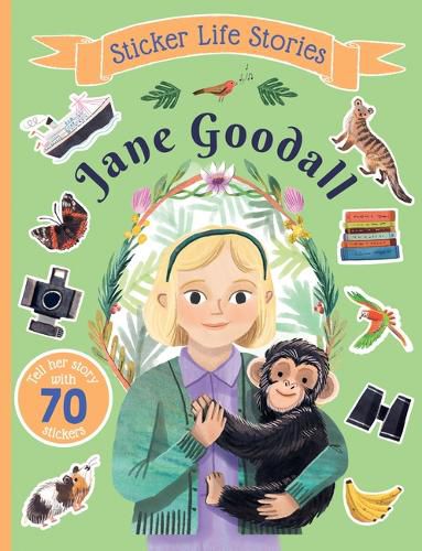 Cover image for Sticker Life Stories Jane Goodall
