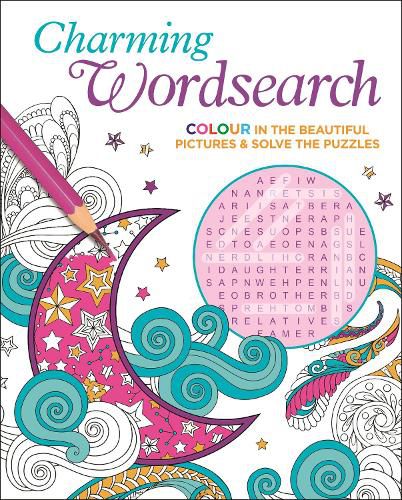 Cover image for Charming Wordsearch: Colour in the Beautiful Pictures & Solve the Puzzles